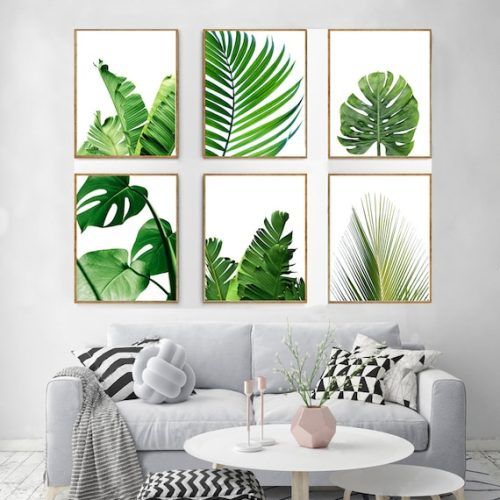 Tropical Leaves Wall Art (Photo 7 of 20)