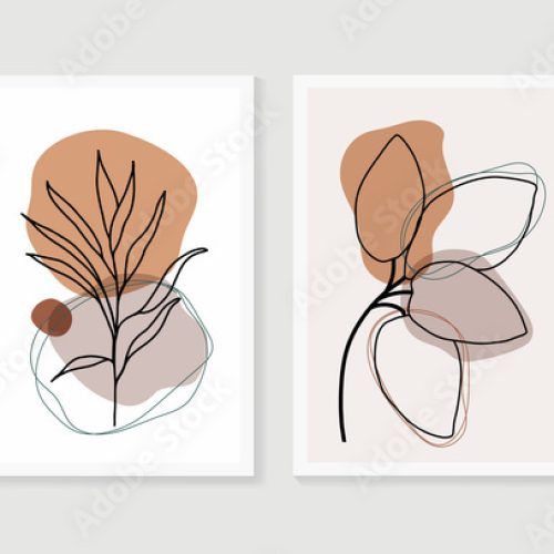 Abstract Plant Wall Art (Photo 11 of 20)
