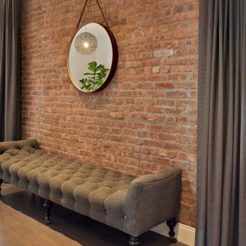 Exposed Brick Wall Accents (Photo 15 of 15)