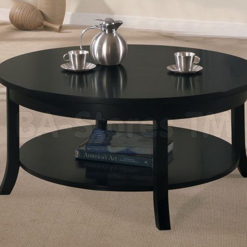 Full Black Round Coffee Tables (Photo 5 of 20)