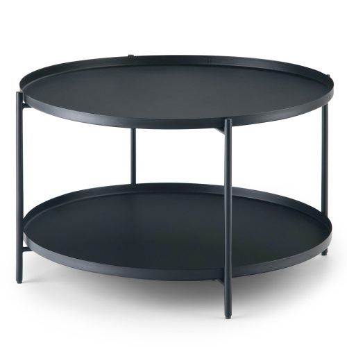 Full Black Round Coffee Tables (Photo 2 of 20)