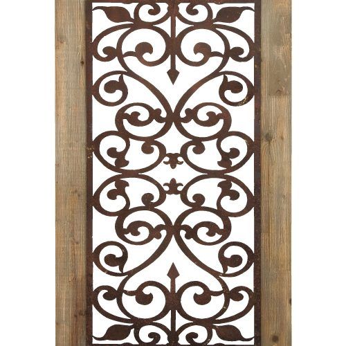 Brown Wood And Metal Wall Decor (Photo 8 of 20)
