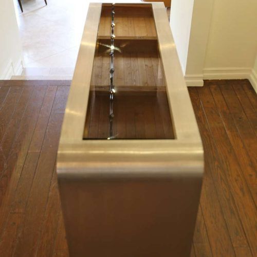 Silver And Acrylic Console Tables (Photo 12 of 20)