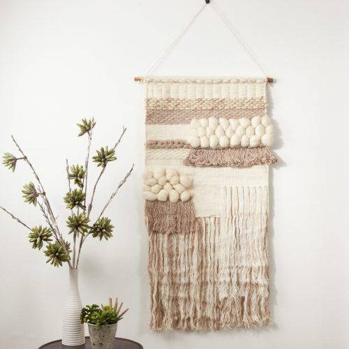 Blended Fabric Fringed Design Woven With Rod (Photo 1 of 20)