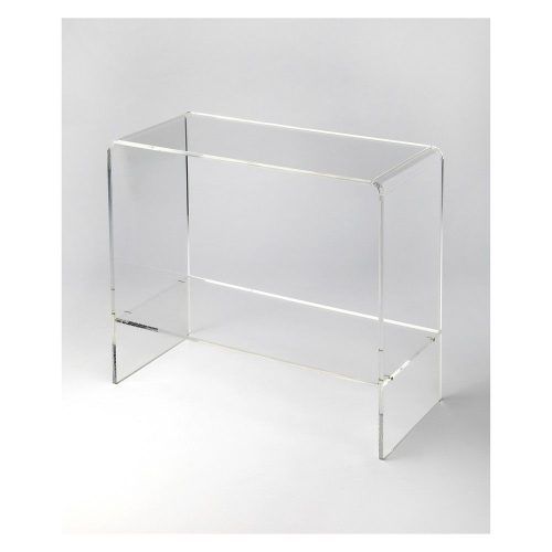 Clear Acrylic Console Tables (Photo 3 of 20)