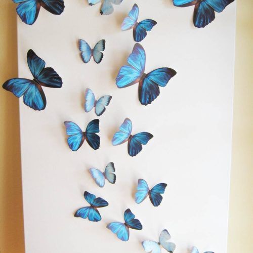 Ceramic Butterfly Wall Art (Photo 10 of 30)