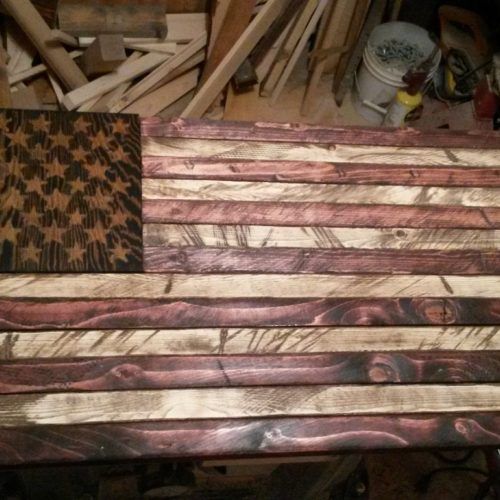 Rustic American Flag Wall Art (Photo 6 of 20)