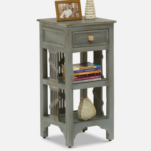 Rustic Gray End Tables (Photo 16 of 20)