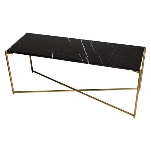 Black Metal And Marble Console Tables (Photo 8 of 20)