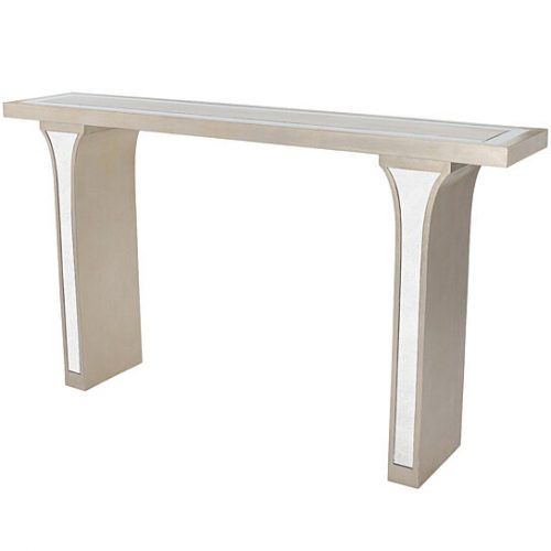 Silver Leaf Rectangle Console Tables (Photo 11 of 20)