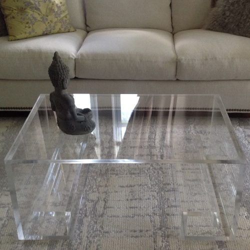 Thick Acrylic Coffee Tables (Photo 3 of 20)