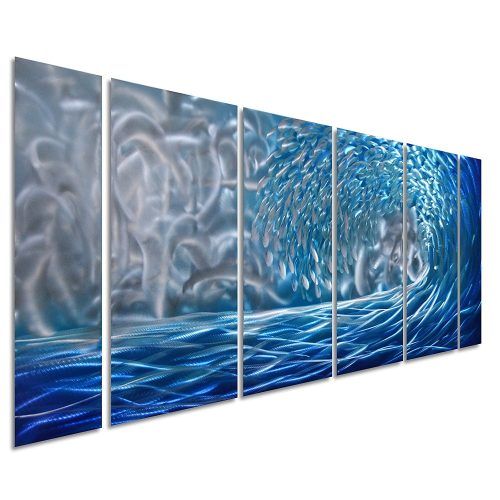 Abstract Ocean Wall Art (Photo 17 of 20)