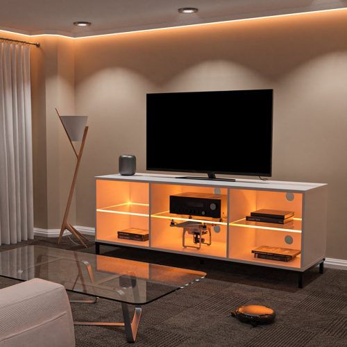 Led Tv Stands With Outlet (Photo 18 of 20)
