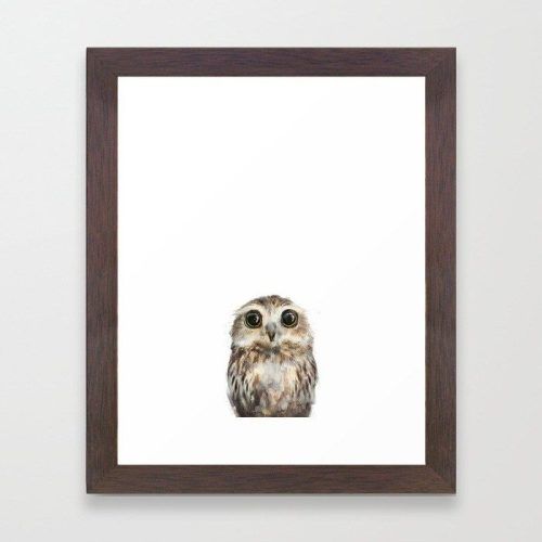 The Owl Framed Art Prints (Photo 12 of 20)