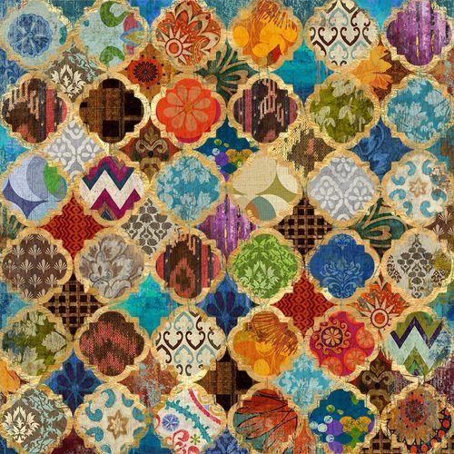 Moroccan Fabric Wall Art (Photo 3 of 15)