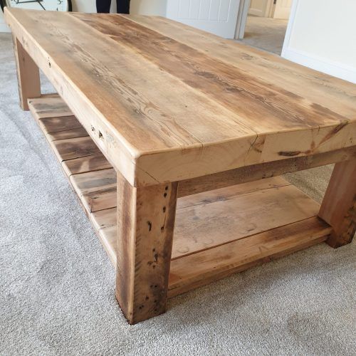 Rustic Wood Coffee Tables (Photo 2 of 21)