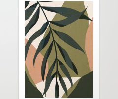 The Best Abstract Tropical Foliage Wall Art