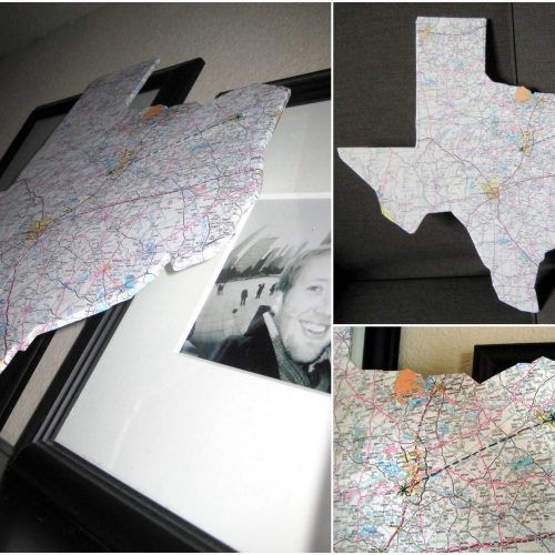 Texas Map Wall Art (Photo 12 of 20)