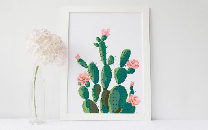20 Ideas of Cactus Wall Art