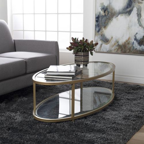 Oval Glass Coffee Tables (Photo 4 of 20)