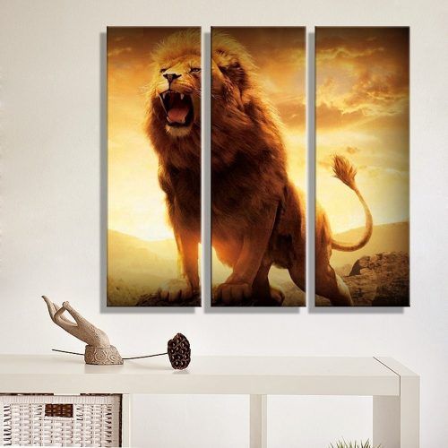 Abstract Lion Wall Art (Photo 14 of 20)