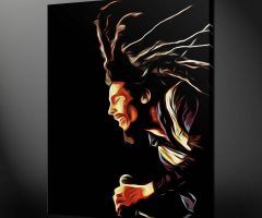 2024 Popular Bob Marley Canvas Wall Art