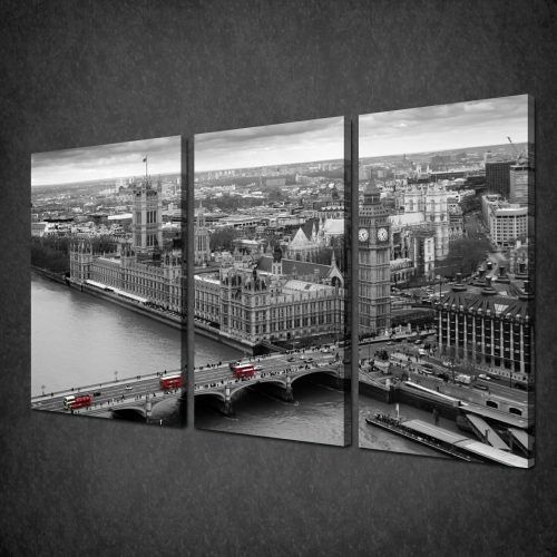 Canvas Wall Art Of London (Photo 7 of 15)