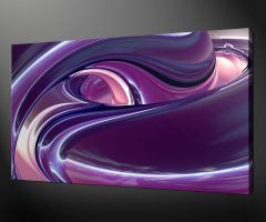 The 20 Best Collection of Purple Abstract Wall Art