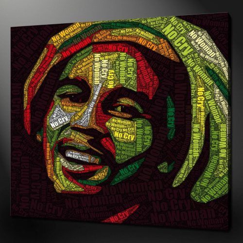 Bob Marley Canvas Wall Art (Photo 5 of 25)