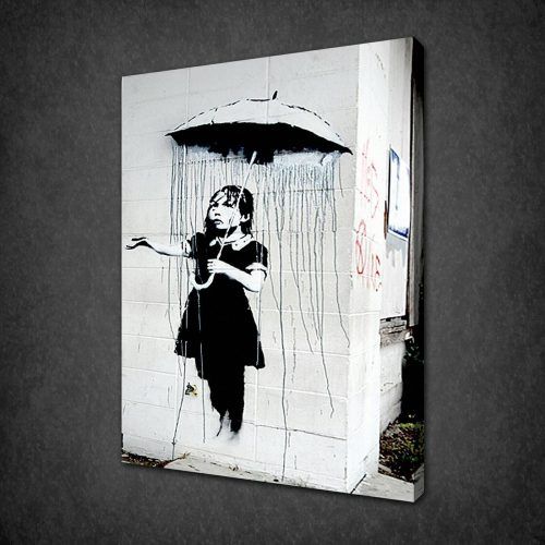 Banksy Canvas Wall Art (Photo 8 of 20)