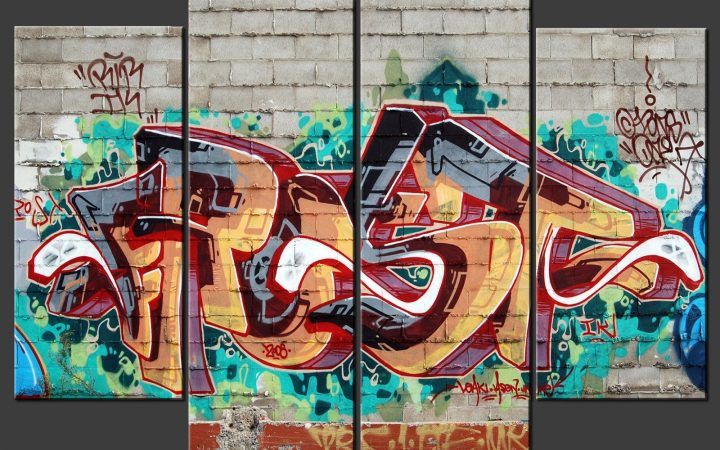 15 Inspirations Graffiti Canvas Wall Art