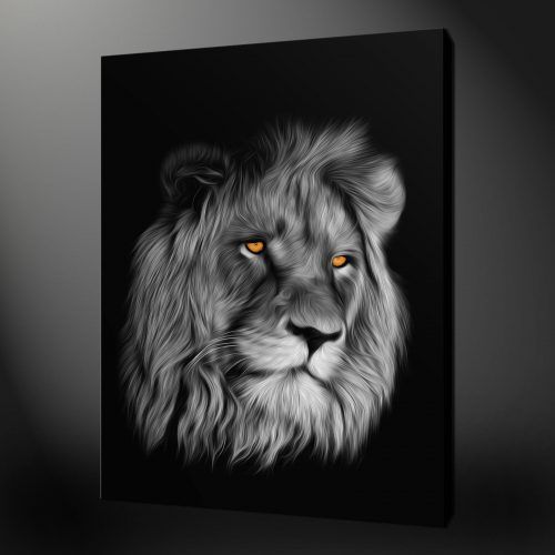 Abstract Lion Wall Art (Photo 9 of 20)
