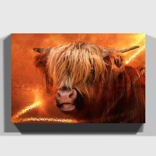 Cow Canvas Wall Art (Photo 13 of 20)