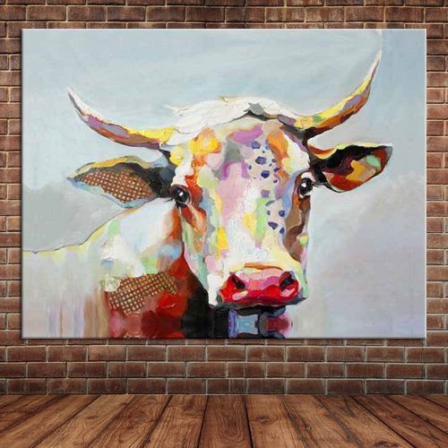 Cow Canvas Wall Art (Photo 15 of 20)