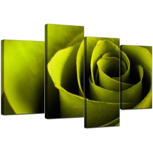 Green Canvas Wall Art (Photo 2 of 20)