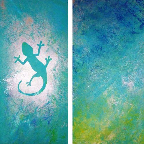 Gecko Canvas Wall Art (Photo 10 of 20)