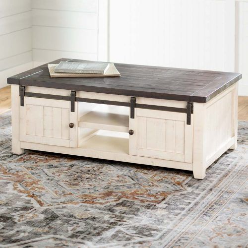 Coffee Tables With Sliding Barn Doors (Photo 1 of 20)