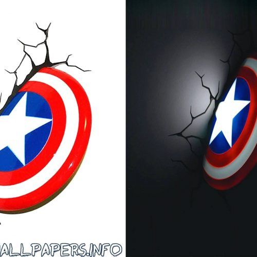 Captain America 3D Wall Art (Photo 2 of 20)