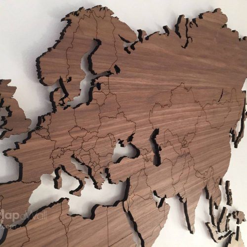 Wooden World Map Wall Art (Photo 14 of 20)