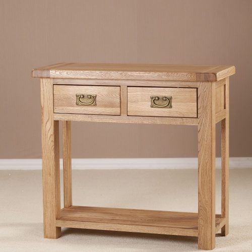 2-Drawer Oval Console Tables (Photo 1 of 20)