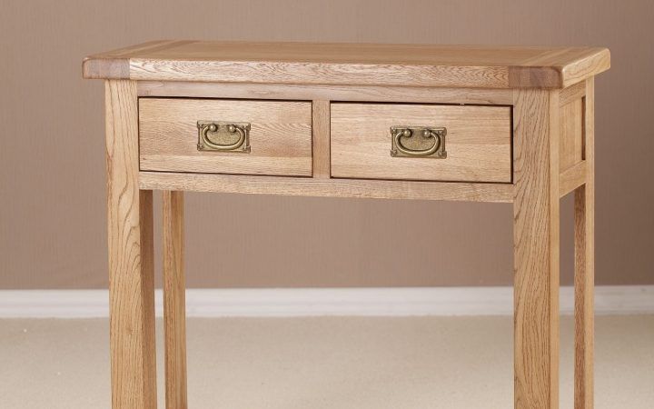 20 Photos 2-drawer Oval Console Tables
