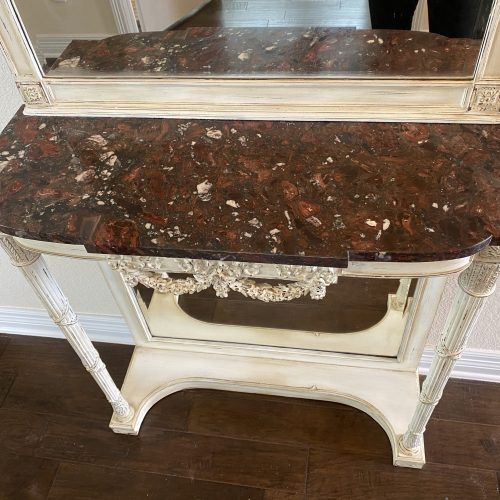 Antique Mirror Console Tables (Photo 4 of 20)