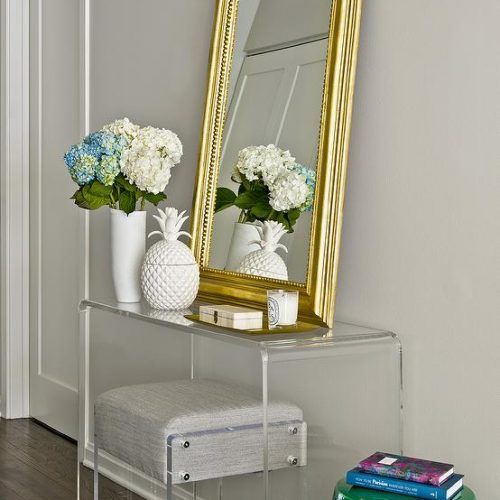 Clear Acrylic Console Tables (Photo 20 of 20)