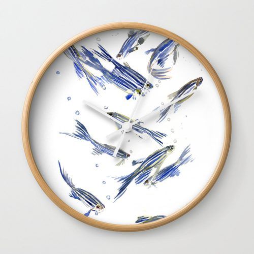 Ceramic Blue Fish Plate Wall Decor (Photo 16 of 20)