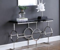 The Best Glass and Stainless Steel Console Tables