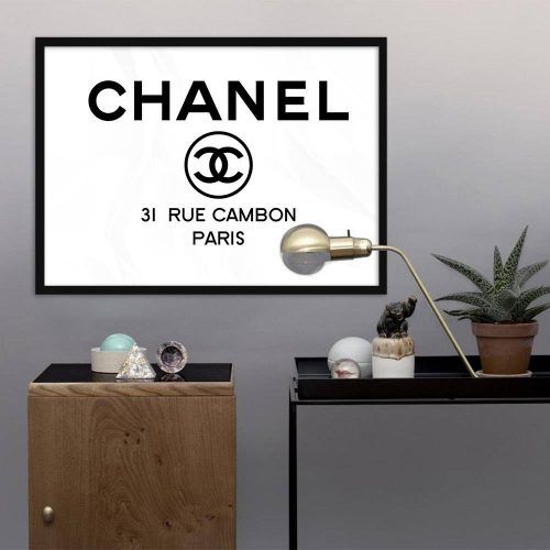 Coco Chanel Wall Stickers (Photo 30 of 30)
