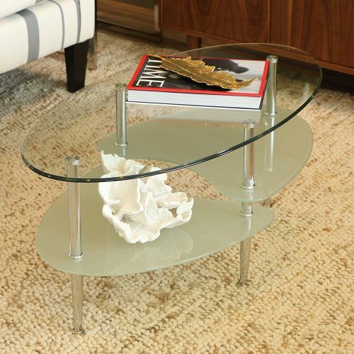 Glass Coffee Tables With Lower Shelves (Photo 16 of 20)
