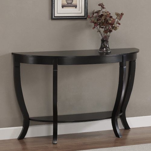 Natural And Black Console Tables (Photo 7 of 20)