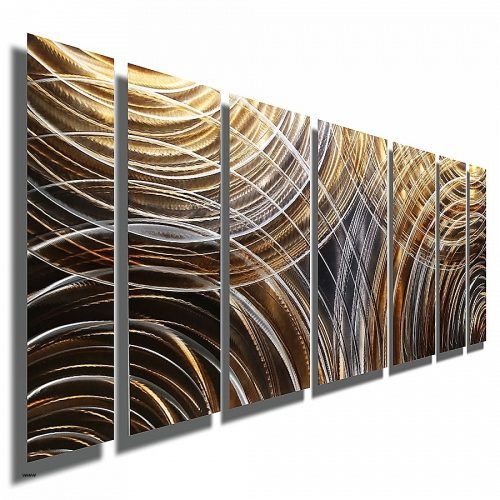 Geometric Modern Metal Abstract Wall Art (Photo 15 of 20)