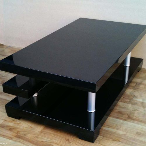 High Gloss Black Coffee Tables (Photo 13 of 20)